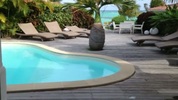 La terrasse de la Villa en Guadeloupe