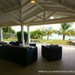 salon de la terrasse de la villa en guadeloupe