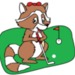 Logo équipe féminine Golf Guadeloupe