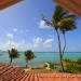 Vue du lagon de la Suite de la villa de la plage en Guadeloupe
