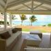 La terrasse avec fauteuil Dedon en Guadeloupe