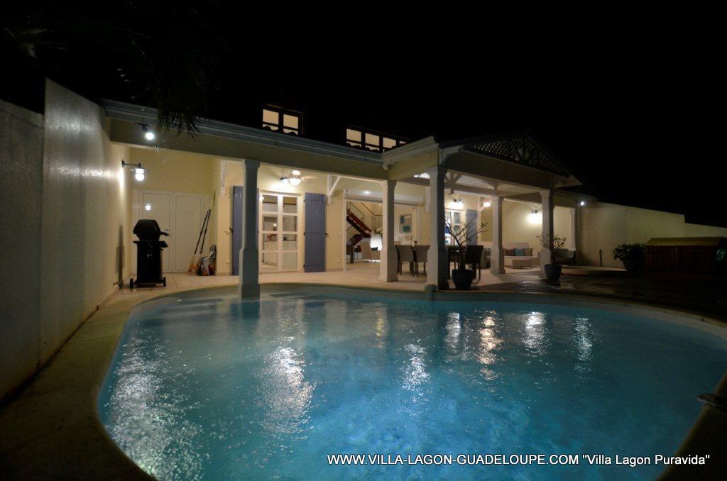 piscine privative de la villa luxe guadeloupe