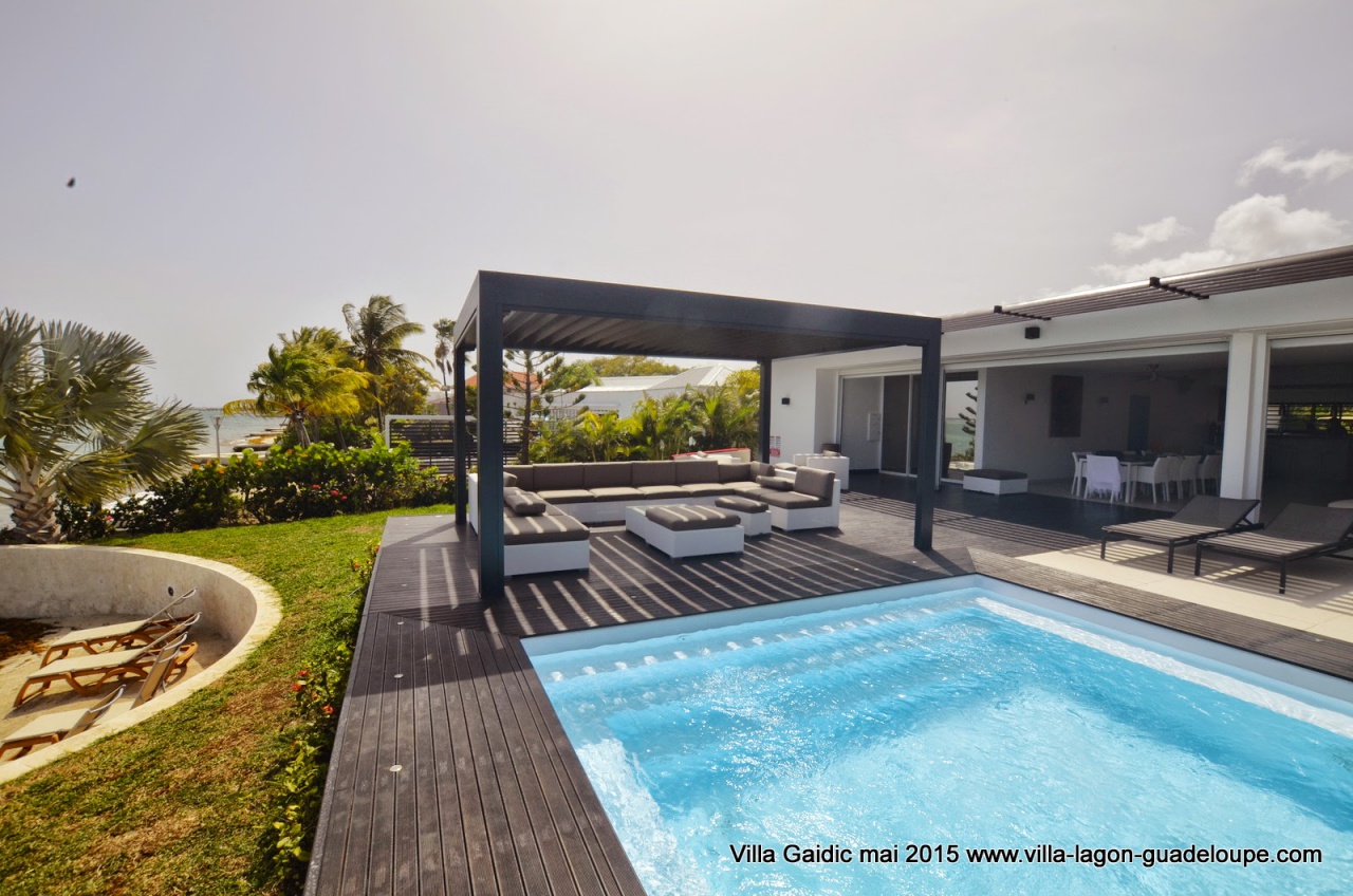 piscine et villa Guadeloupe