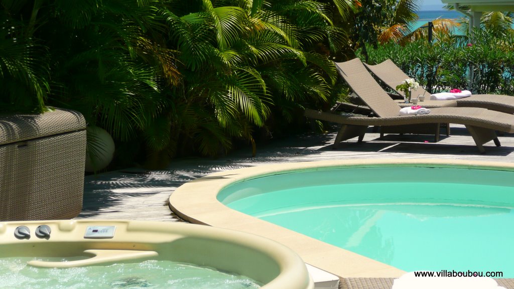 Spa et Piscine privée luxe Guadeloupe