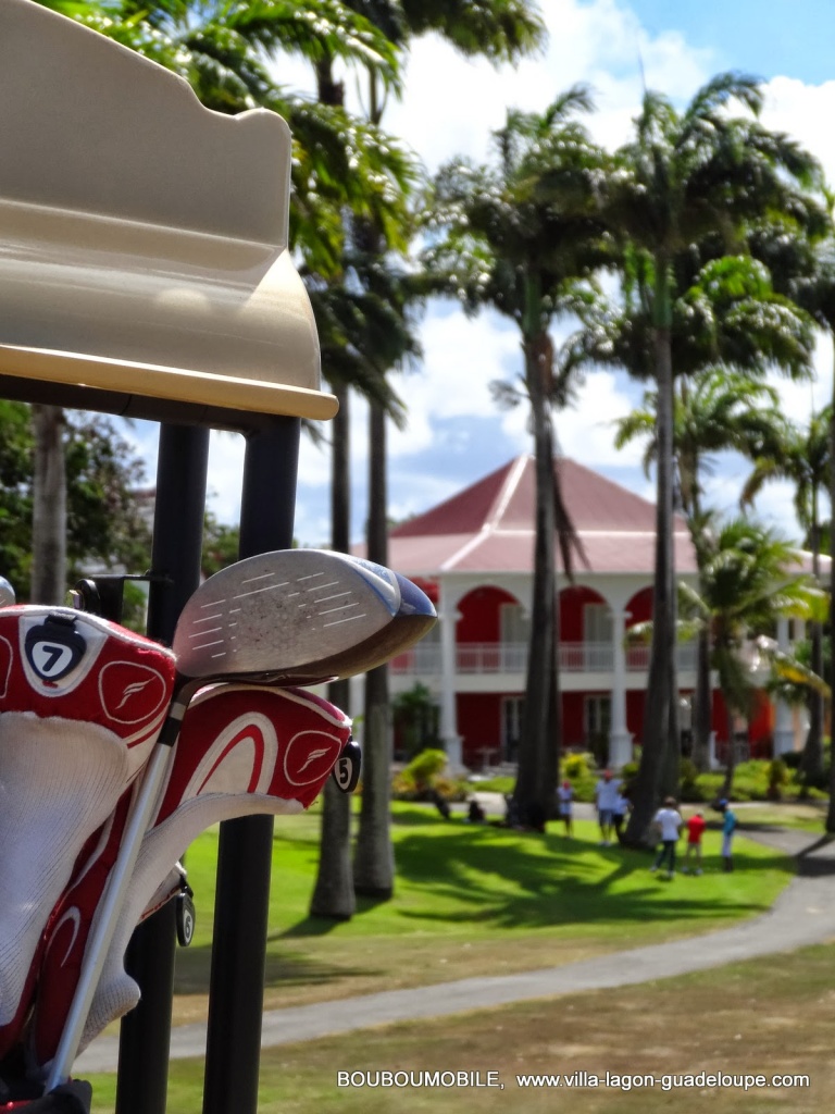 Club House   Golf de 18  trous de Saint François Guadeloupe avec la golfette BoubouMobile