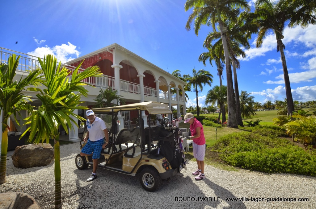 Club House   Golf de 18  trous de Saint François Guadeloupe avec la golfette BoubouMobile