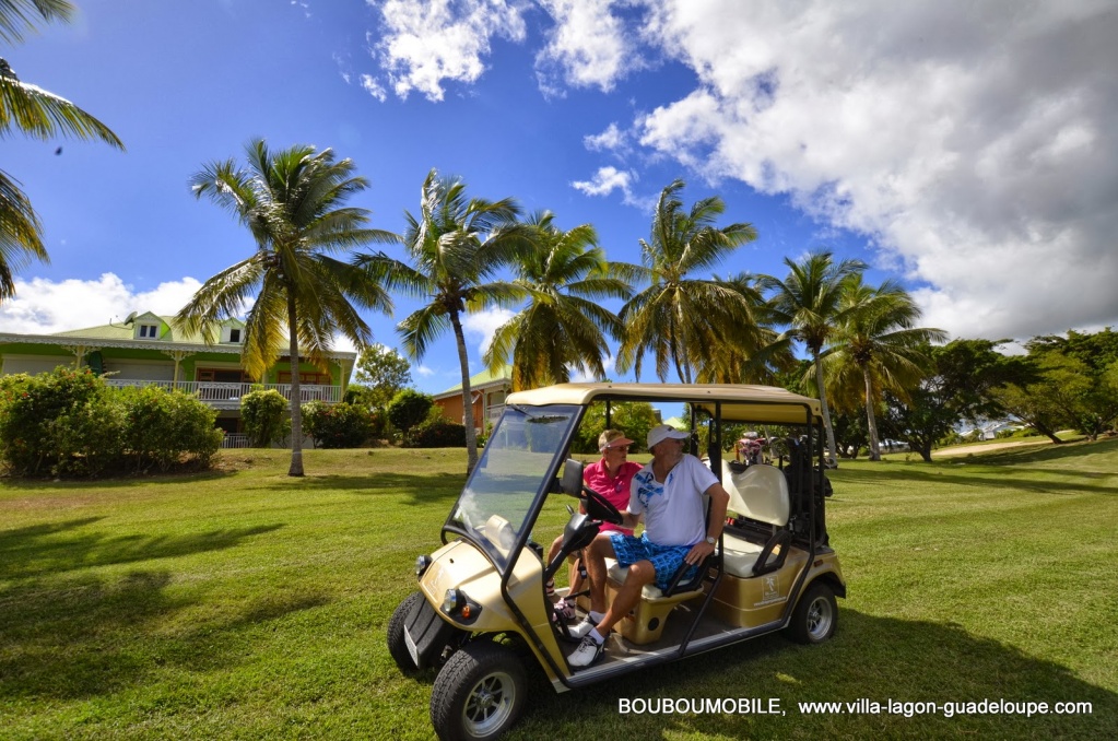  Golf de 18  trous de Saint François Guadeloupe avec la golfette BoubouMobile