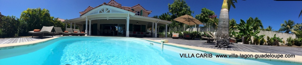 Piscine villa Carib en Panoramique
