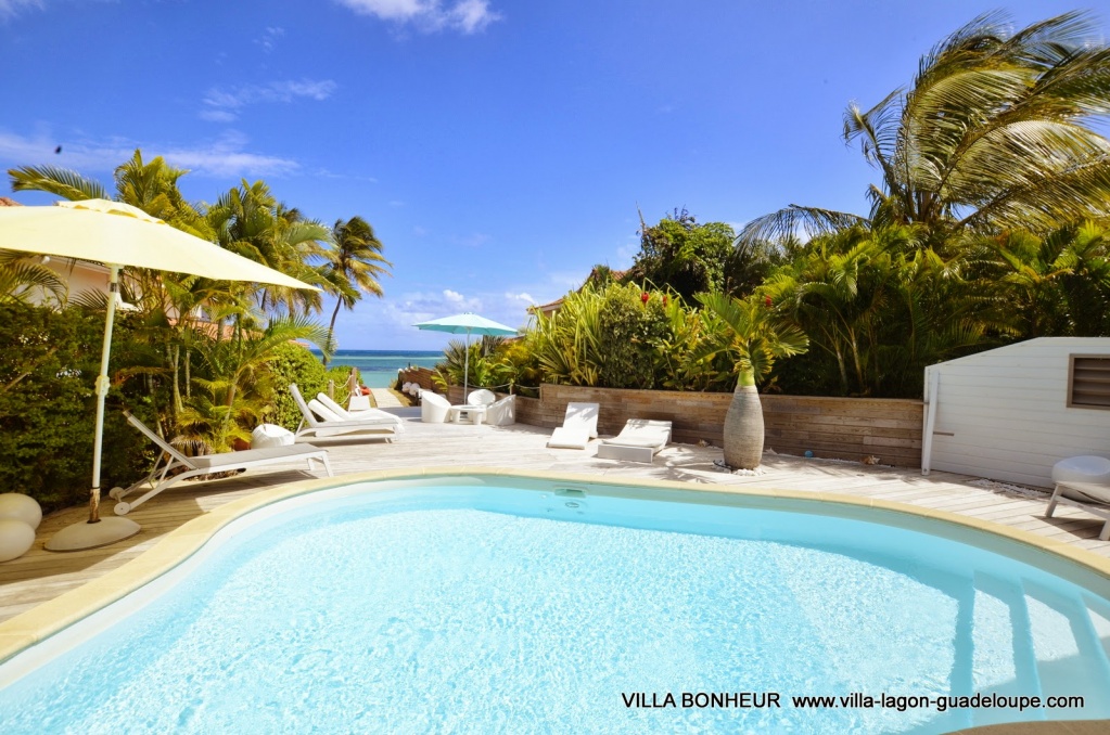 Villa Luxe Guadeloupe Bonheur, la piscine, le lagon