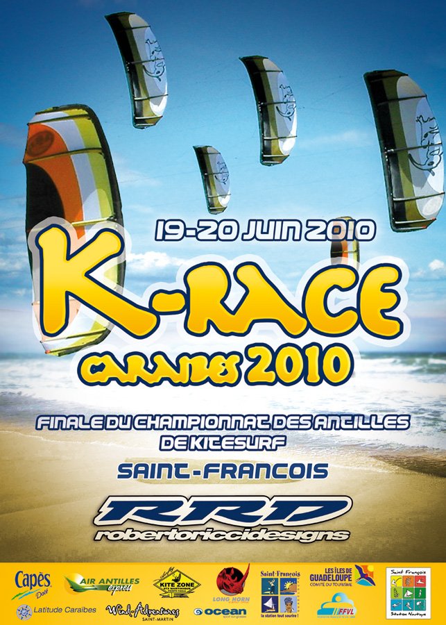 Kite Surf Guadeloupe RRD K RACE CARAIBES 2010 CHALLENGE à St François