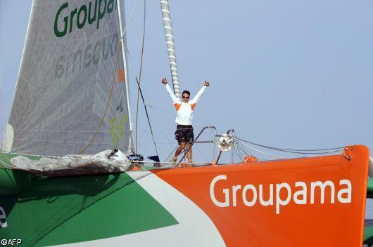 Franck Cammas Vainqueur Route du Rhum la banque postale 2010