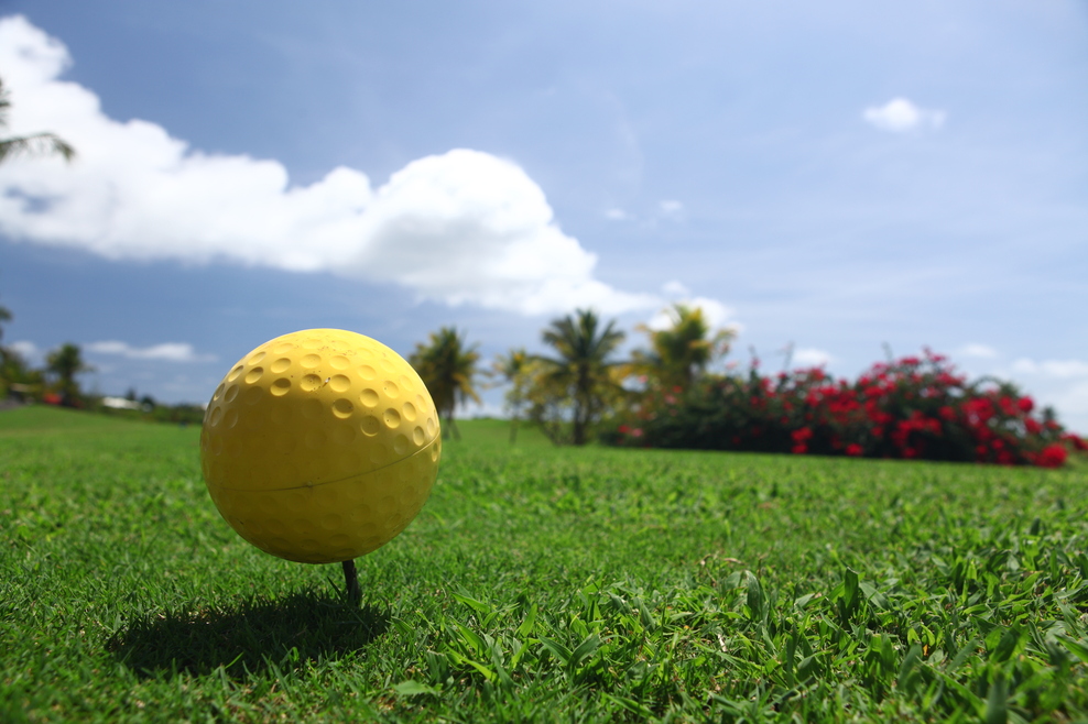 Le Golf de Saint François où va se dérouler Allianz Golf Tour 2011 Open de Saint-François Guadeloupe