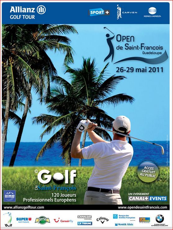 Open de Golf de Saint François Guadeloupe à 30m des villas de luxe en Guadeloupe