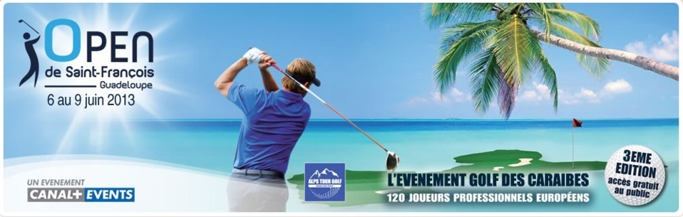 Open de Golf de Saint François Guadeloupe à 30m des villas de luxe en Guadeloupe