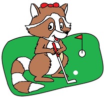 Logo Golf Kitty Michael  Guadeloupe