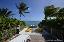 Le Lagon devant la Villa de luxe Villa Boubou en Guadeloupe