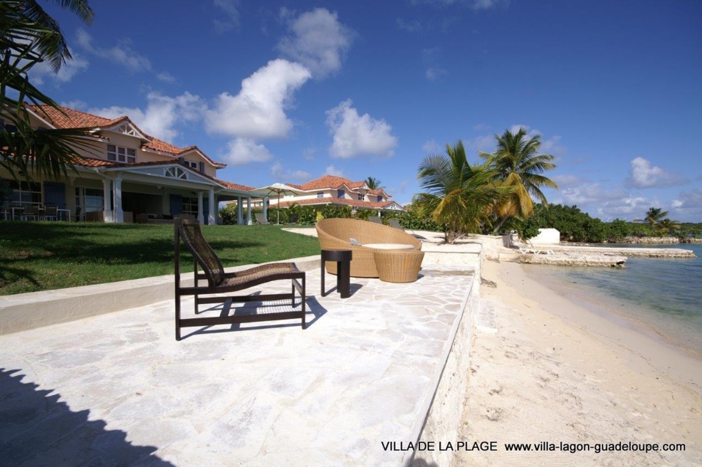 villa de la plage en Guadeloupe