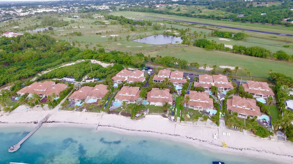 La plage des villas boubou à Saint François