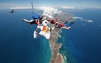 Parachutisme Guadeloupe, vol libre, chute libre, 