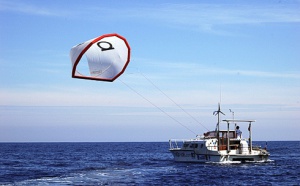 Arrivée du Kite power Boat en Guadeloupe en traversée de l'Atlantique