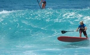 Surf Saint François Guadeloupe, STAND UP PADDLE, longue rame surf