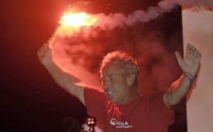 Roland Jourdain (Veolia Environnement ) vainqueur en monocoque de la Route du Rhum - La Banque Postale 2010 Guadeloupe