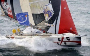 Andrea Mura (Vento di Sardegna) vainqueur de la catégorie Rhum de la Route du Rhum - La Banque Postale 2010