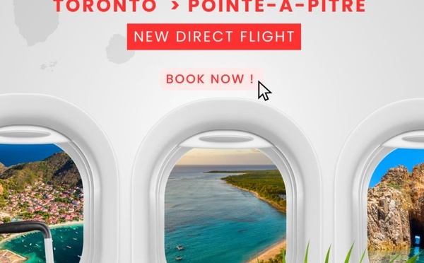 Air Canada Toronto Guadeloupe en direct
