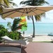 Parasol de la villa de luxe en Guadeloupe