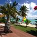 Le lagon devant la villa en Guadeloupe