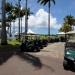 Voiturette de L'Open de golf Guadeloupe de Saint François