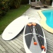 Paddle devant la Villa de luxe 