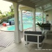 la terrasse devant la Villa Luxe Aloha Guadeloupe Saint François