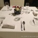 La table dressée