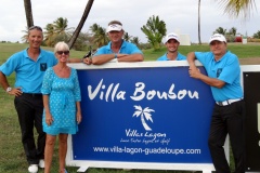 Open de golf 2014 equipe Villa Boubou en présence de Nicolle