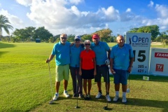 Open de Golf 2016 Saint François Guadeloupe equipe du pro Am  avec Nicolle de Villas Boubou