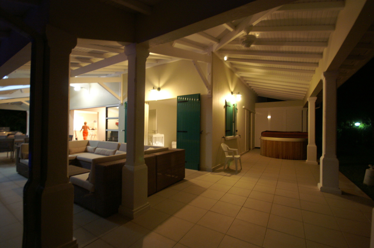 terrasse villa carib guadeloupe