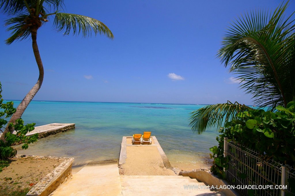 villa Boubou Guadeloupe luxe au bord du lagon de Saint Françis
