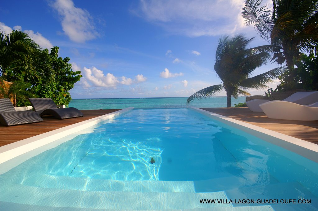 Vers Marie Galante Villa Paradise le lagon à perte de vue, le super