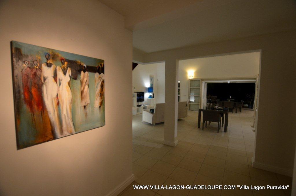 hall entrée villa luxe guadeloupe