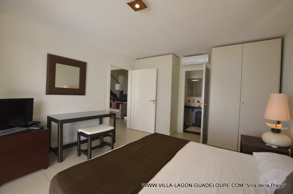 Chambre directement sur le lagon de Saint François