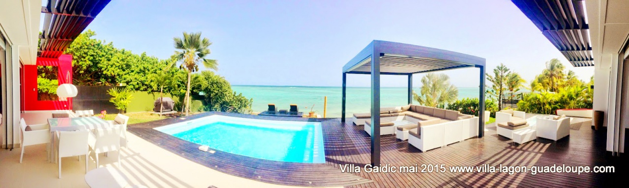 Piscine villa luxe guadeloupe