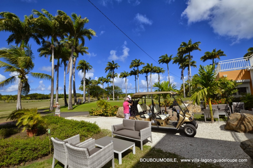   Golf de 18  trous de Saint François Guadeloupe avec la golfette BoubouMobile