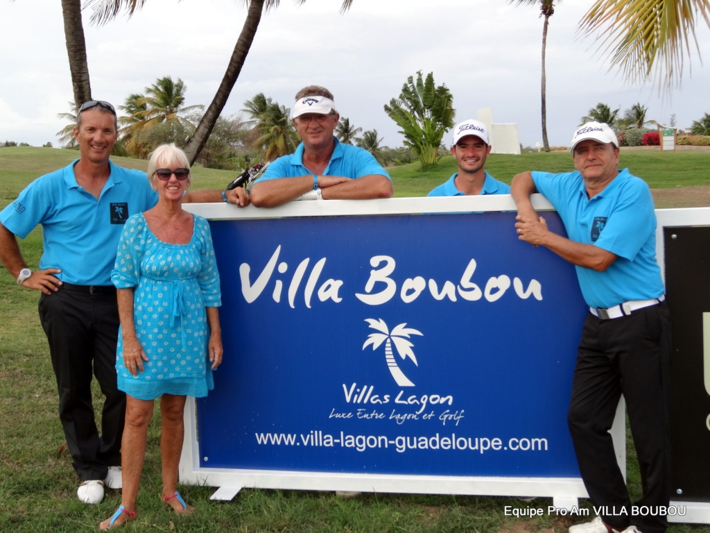 Open de golf 2014 equipe Villa Boubou en présence de Nicolle