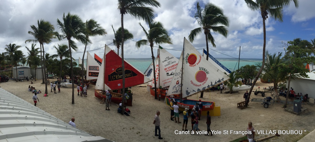 panorama Canot traditionnel Guadeloupe