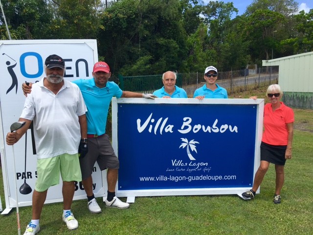 Open de Golf 2016 Saint François Guadeloupe Equipe du pro Am de Villas Boubou