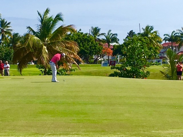 Lespinasse vainqueur de l'Open de Golf 2016 Saint François Guadeloupe