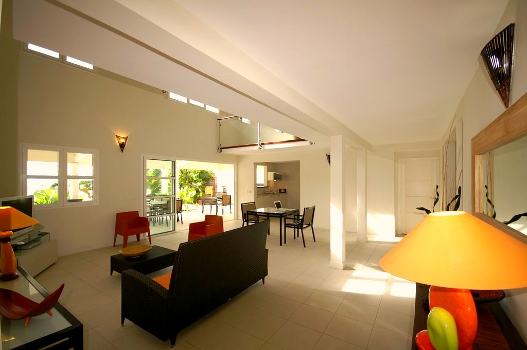 salon villa luxe Guadeloupe