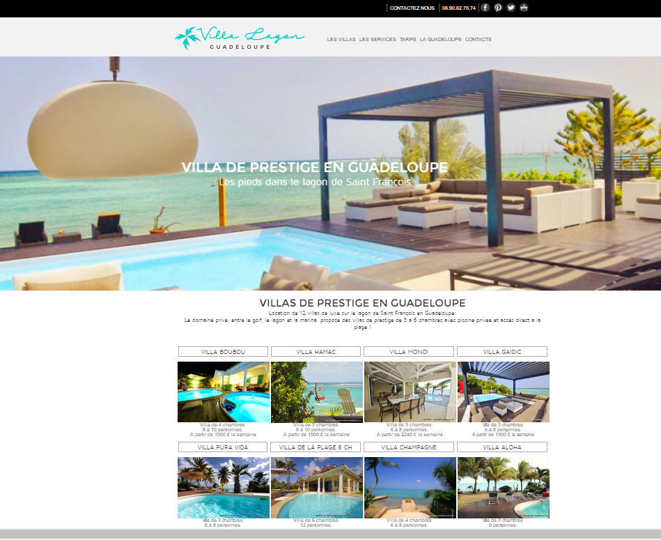 Villas Boubou location villas luxe Guadeloupe